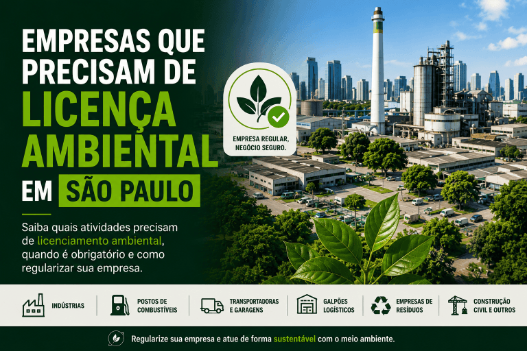 Empresas que Precisam de Licença Ambiental em São Paulo