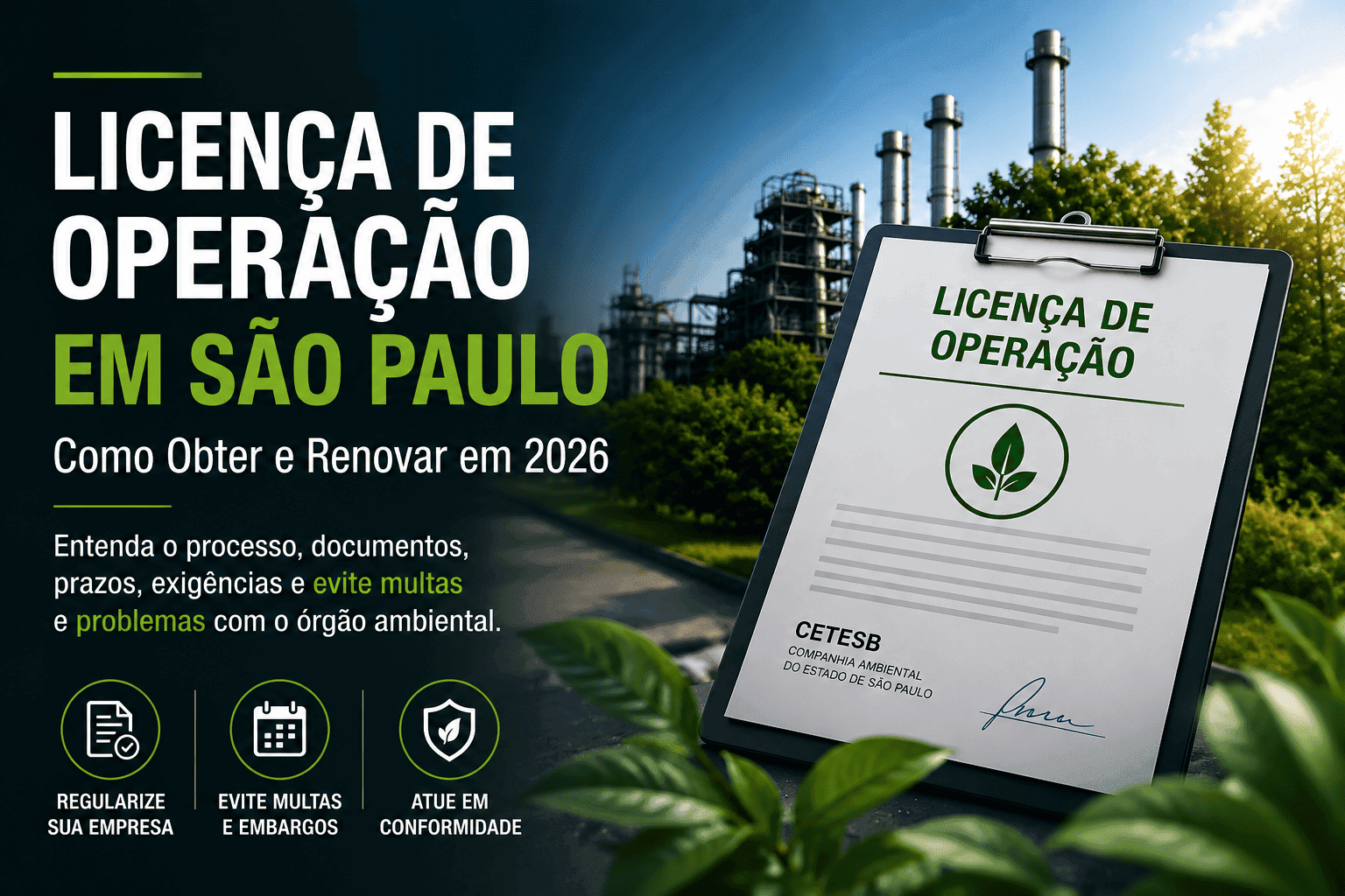 Licença de Operação em São Paulo: Como Obter e Renovar em 2026